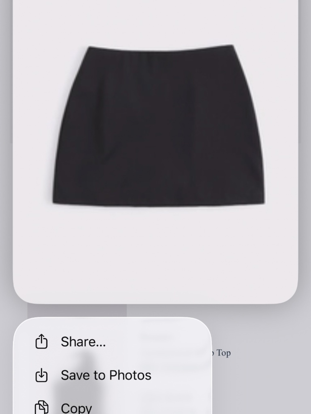 The A&F Scarlett Mini Skort